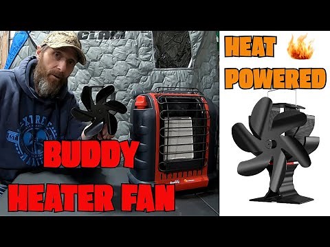 Heat Powered FAN for Buddy Heater? Does It Really WORK?