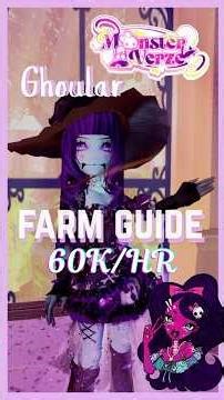 GET RICH! 60k/hr ghoular farm routine! / #roblox #monsterverse