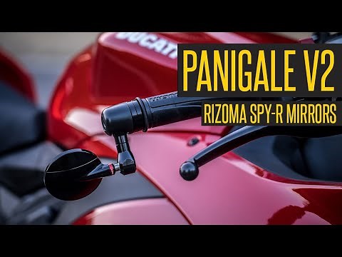 Rizoma Spy-R End Mounted Mirror Installation On 2020 Ducati Panigale V2