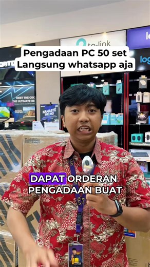Bapak/Ibu yang butuh pengadaan laptop/PC fullset bisa whatsapp KLA Computer ya ☺️ soal harga udah pasti dapet Harga Special! Nomer whatsappnya bisa klik link di profil ya😉
