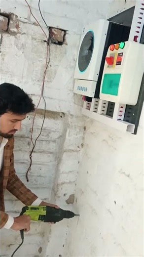 4kw coretech ineverter installation with 24 vot power bank installation #trendingshorts #electrical