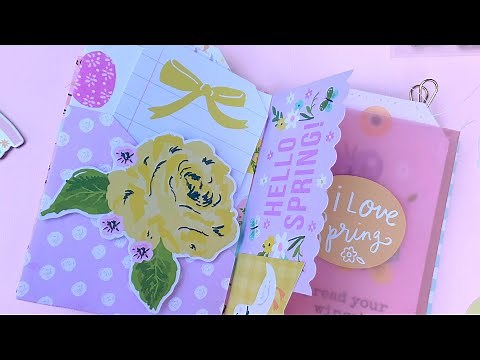 Easy Mini Album with Easy Flip pages | Flipbook | Junk Journal Tutorial