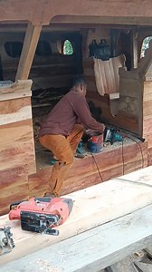 166K views · 2.7K reactions | Hard work and smart work can ensure success, but giving or charity can make it easier. (Kerja keras dan kerja cerdas dapat memastikan keberhasilan, namun giving atau sedekah dapat memudahkannya.) #ship #painting #Shipbuilding #Traditionalship #Sailingboat #Woodenship #makingboats #boat #ketekkemangbejalu #jukungpalembang #tongkangkemangbejalu | Adi Atmanegara | Facebook