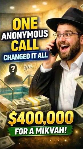 How one donor who called anonymously changed EVERYTHING #donor #jewish #money #podcast