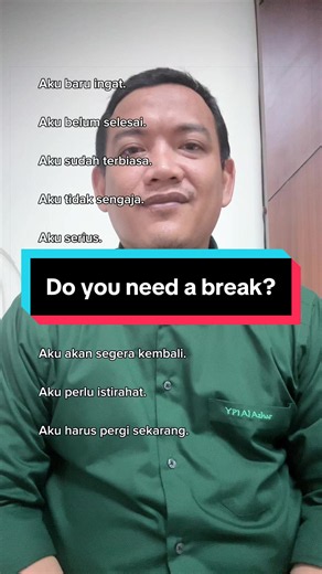 Do you need a break? — Common English expression for beginners