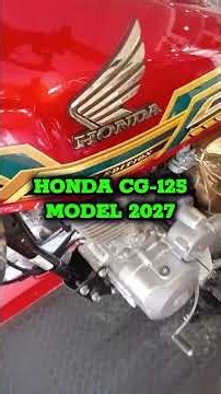 New HONDA CG-125 2027 Model Launch With New Graphics first Look Review | Honda CG-125s Gold Edition|