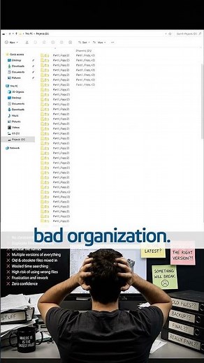 Fix Your SOLIDWORKS Folder Structure Before It Gets Worse #shorts
