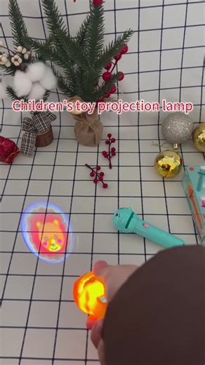 Kids' 6-Slide Projector Torch - Fun Learning Tool