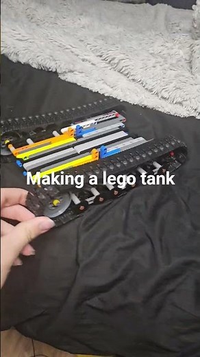 making a lego tank from scratch