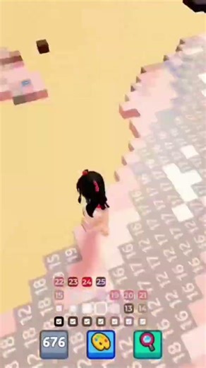 This is a 100x sped up btw #pixelartinroblox #kpop #lisa #blackpink #go