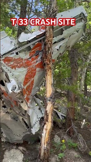 T-33 TRAINING JET CRASh this jet crashed June 27th 1965 killing both pilots #colorado #planecrash