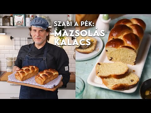 Szabi a pék: Mazsolás kalács | Mindmegette.hu