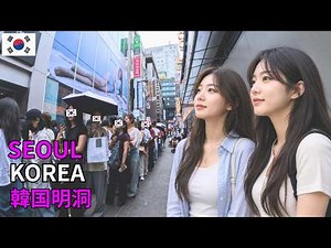 779) June Latest❗ Seoul Myeongdong Walk❗ Walking in Korea's Heart [ Korea Walk 4K]: Shopping street