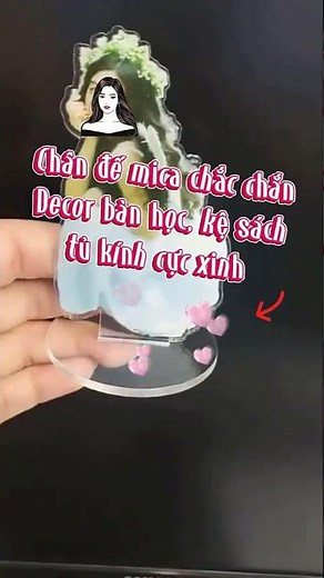 In ảnh lên mica, standee mica hình cá nhân để bàn, kệ sách, làm quà tặng I VINADESIGN