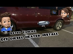 Chevy Astro VanLife Diesel Heater Install And Factory Heater Removal