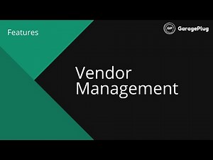 Vendor Management - Inventory Module