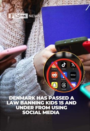 Denmark plans to ban social media for users under 15 as part of a new nationwide policy. Parents may grant limited access to 13–14-year-olds after an official assessment. The rule will use Denmark’s digital ID system for age verification, and platforms that don’t comply could face fines. Officials say the move aims to protect children’s mental health and limit exposure to harmful content. Major apps like TikTok, Instagram, Snapchat, and YouTube are expected to be affected, though final details a