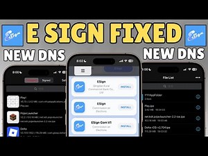ESign Has Been Fixed | New DNS - Install Unlimited IPA Files On iPhone & iPad