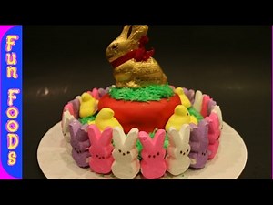 How to Make an Easter Cake with Peeps - Collaboration with Chef Stef