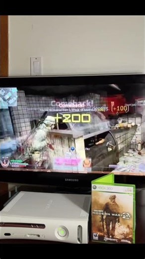 Booting COD MW2 on xbox 360... POV Gameplay #callofduty #gaming #trending #nostalgic #ogcod #xbox360