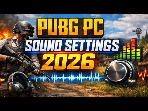 Complete PUBG Sound Settings Guide 2026 | Fix PUBG Footsteps | PUBG Equalizer Settings | 100% Free