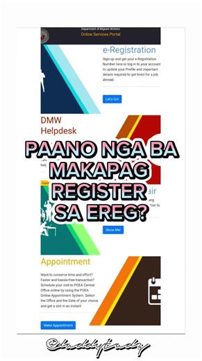 Paano nga ba mag Register ng E-reg? Ito ang step by step guide 🥰 #eregistration #factoryworker #southkorea #epstopik #epstopik🇰🇷 #ofw #abroad #daddytadz #daddytadztips #daddytadzfiles #fyp #foryou #trusttheprocess #success #viral #trending #hardwork