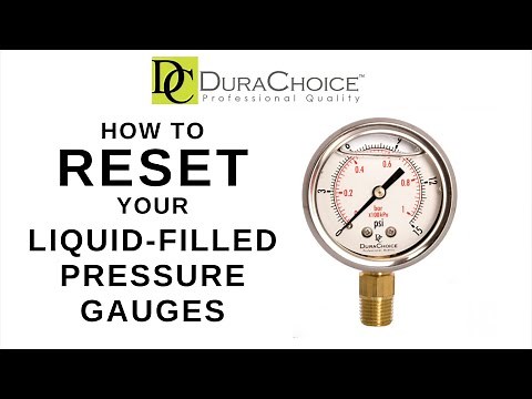 How To Reset Your DuraChoice Liquid Filled Pressure Gauge