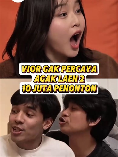 VIOR GAK PERCAYA AGAK LAEN 2 10 JUTA PENONTON Tonton selengkapnya di YT WKWK Project- CRT Bersama Indra Jegel, Dita Fakhrana, Vior dan Mario Caesar #klip #podcast #lucu #ngakak #ketawa #kocak #ketawaitusehat #WKWKProject #crt #candaanruangtengah #indrajegel #ditafakhrana #vior #mariocaesar