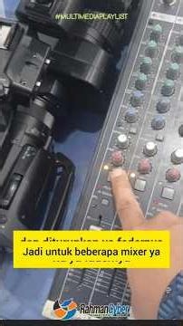 Fungsi Mute pada Microphone Meja Wireless dan Korelasinya dengan Mixer Audio
