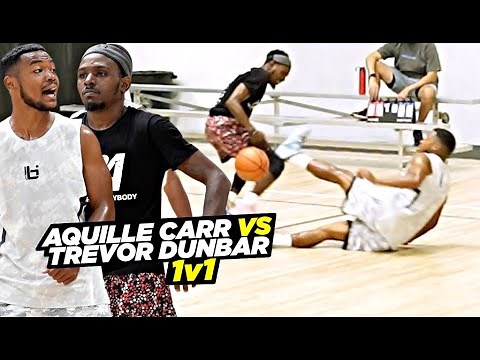 Aquille Carr vs Trevor Dunbar 1v1!! The Crime Stopper vs Shift Team General EPIC BATTLE!