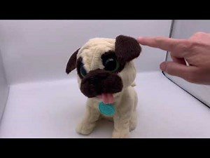 Fur Real Friends JJ My Jumping Pug Interactive Pet Plush Barking Puppy Dog How does it work?