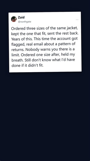 📦 Amazon flagged my account for ordering 3 sizes to return 2 #AmazonProblems