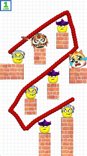 Draw to Smash - save me 💥 | Smart Drawing Puzzle Game 4 #shorts