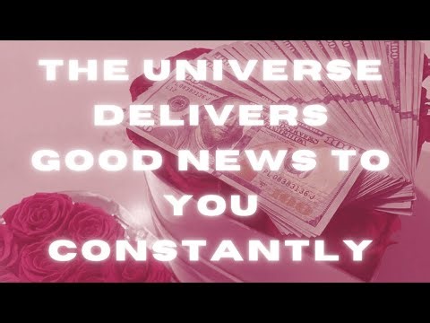 The Universe Delivers Good News to You Constantly video Made with Clipchamp