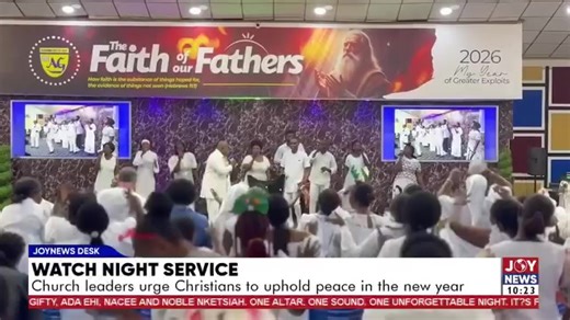 This is how Multimedia and Joy News captured and reported on scenes from the Crossover Service at Redemption AG Suame. Rev. Dr. Patrick Agyeman shared few thoughtful words on the need for everyone to help in building Ghana. | Redemption AG Suame Page