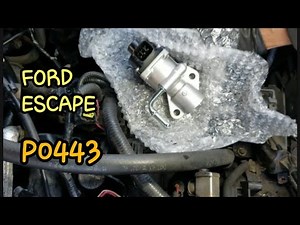 2006 PROJECT FORD ESCAPE: P0443 EGR Valve Replacement