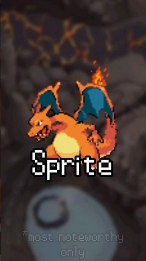 Every Charizard Pokemon Sprite in 40 Seconds!