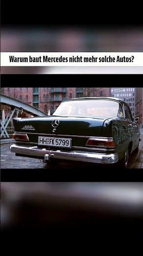 Wer will zurück in die 60er? #mercedesbenz #1960s #oldtimer