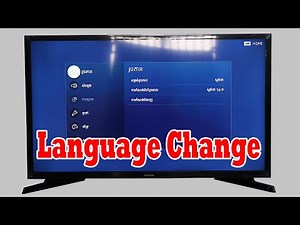 How to Change Language in Samsung Smart TV Back to English