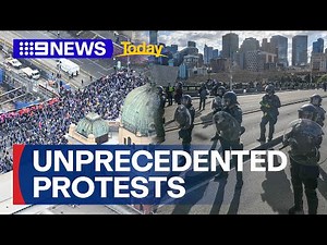 Four separate protests are planned in Melbourne's CBD | 9 News Australia