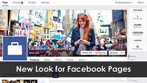 New Look for Facebook Pages