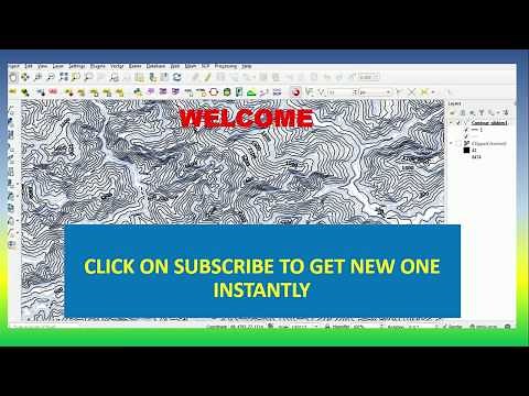 HOW TO GENERATE CONTOUR USING SRTM DATA LIKE TOPOGRAPHICAL MAP IN QGIS 3.12