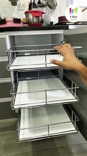 Maximize Your Storage with Pull-Out Drawers | Kitchen Organization #shorts