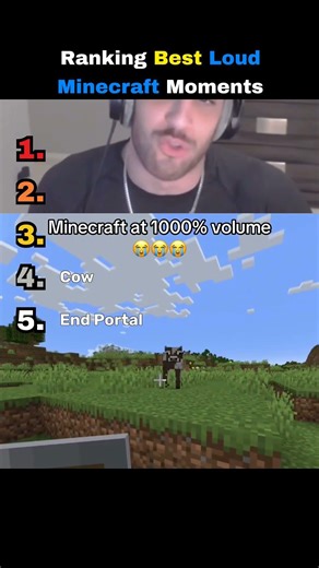 Ranking Best Loud Minecraft Moments #funny #ranking