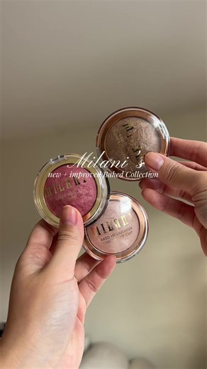 The new @Milani Cosmetics baked powders are better than ever! The same luxurious glow but now with up to 12HR wear & skin-loving ingredients. I’m wearing: • Baked Bronzer - Amalfi Glow • Baked Blush - Sparkling Rosé • Baked Highlighter - Dolce Perla #MilaniPartner #BakedByMilani #LuxuryBakedIn #newmakeup #makeupfavorites