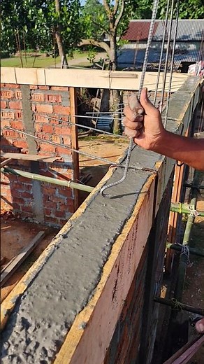 proper method of hooking rebar on beam for next floor construction