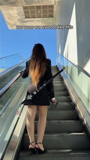 We wear our swords like this