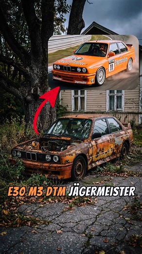 Destroyed BMW E30 M3 DTM Jägermeister Restored Into a Racing Legend – AI Cinematic Timelapse!