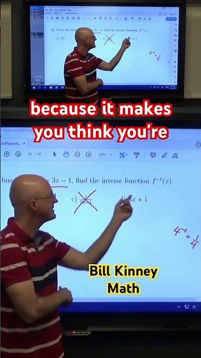 f⁻¹(x) is UNFORTUNATE Notation (It's NOT a Reciprocal! Inverse Function Notation is a Problem!)