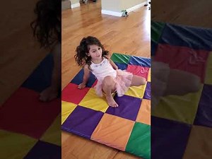 working hard, practicing for gymnastics... July 23, 2021